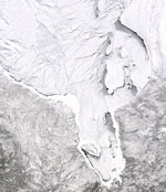 MODIS reflectance image of the Hudson Bay