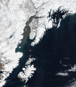 MODIS reflectance image of Alaska