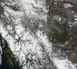 MODIS reflectance image of Canada