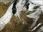 MODIS reflectance image of the Midwest U.S.