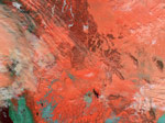 MODIS reflectance image of the Western United States
