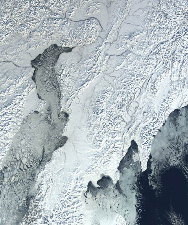 MODIS image of Eastern Russia