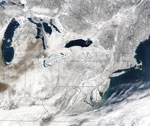 MODIS reflectance image of Eastern United States