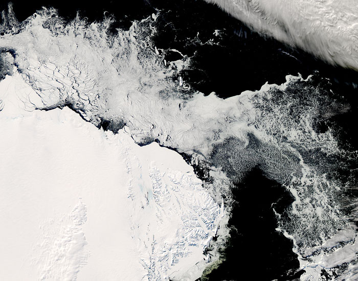 MODIS image of Antarctica