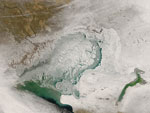 MODIS reflectance image of the Caspian Sea