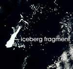 MODIS reflectance image of Antarctica