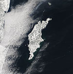 MODIS reflectance image of Gotland Island