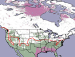 MODIS climate modeling grid (CMG) of United States
