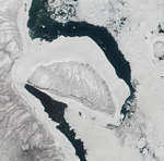 MODIS reflectance image of James Bay, Canada