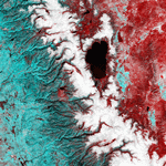MODIS image of Sierra Nevada