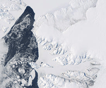 MODIS reflectance image of Northern Greenland