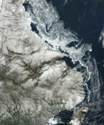 MODIS reflectance image of Labrador, Newfoundland