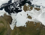 MODIS reflectance image of Northern Siberia
