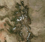 MODIS reflectance image of Colorado