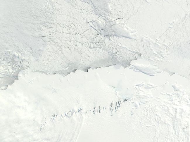 MODIS image of the North Pole