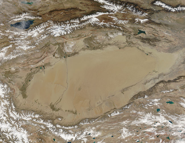 MODIS image of China