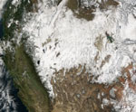 MODIS reflectance image of the United States
