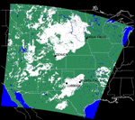MODIS snow map of US