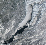 MODIS reflectance image of Lake Baikal