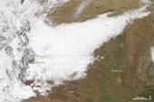 Blizzard Moves Across Southwest United States 12/23/11